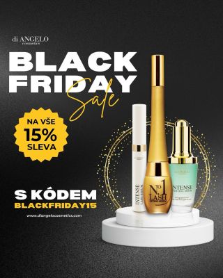 🖤BLACK FRIDAY je tu!☝️15% sleva na všechny naše produkty při zadání kódu BLACKFRIDAY15🖤 . . . #blackfriday #slevy #akce...