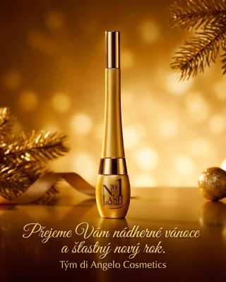Přejeme vám kouzelné Vánoce a úspěšný nový rok plný krásy. 💛 di Angelo Cosmetics . . . #no1lash #lashserum #christmasmood...